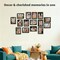 5x7 Picture Frame Set of 15, Black Wooden Photo Frames Bulk Pack, Engineered MDF Wood Frames for Wall & Tabletop Display, Shatter-Resistant Plexiglass Gallery Wall Frame Set for Home & Office Decor